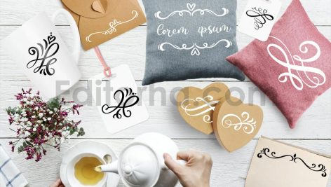 Vector flourish dividers SVG