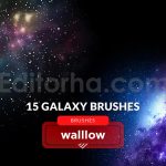 galaxy starry night sky photoshop brushes
