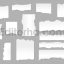 Pulled apart or torn paper pieces sheets