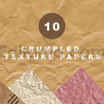 Crumpled texture papers