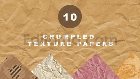Crumpled texture papers