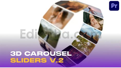 3D Carousel Galleries for Premiere Pro