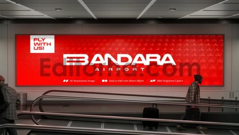 Airport Billboard Mockup2