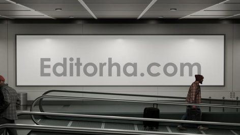 Airport Billboard Mockup3