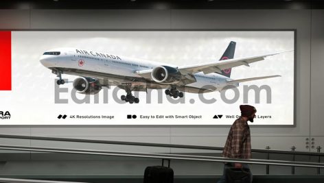 Airport Billboard Mockup4