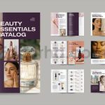 Catalog Brochure Template for Beauty & Cosmetics