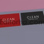 Clean Business Card Mock Up2