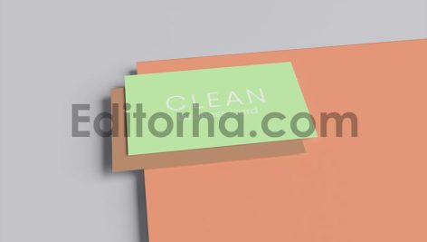 Clean Business Card Mock Up3