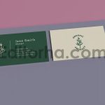 Clean Business Card Mock Up4