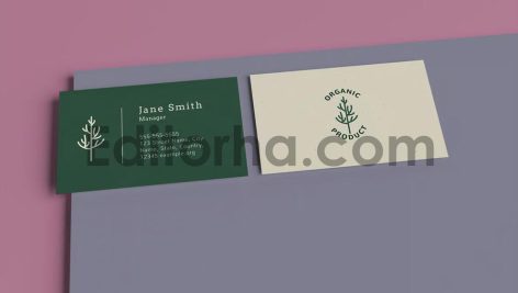 Clean Business Card Mock Up4
