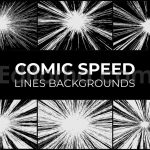 10 Comic Speed Lines Backgrounds