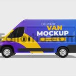 Delivery Van Mockup