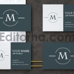Four realistic and elegant business cards mockup1