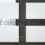 Four realistic and elegant business cards mockup2