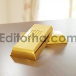 Gold die cut logo mockup2