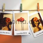 Hanging Polaroid Photos Mockup4