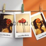 Hanging Polaroid Photos Mockup5