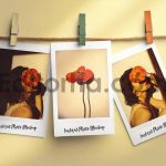 Hanging Polaroid Photos Mockup7