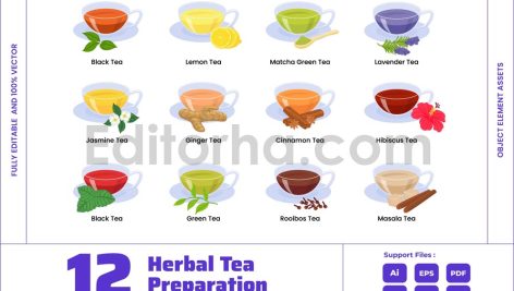 Herbal Tea Preparation - Organic Drink for Health