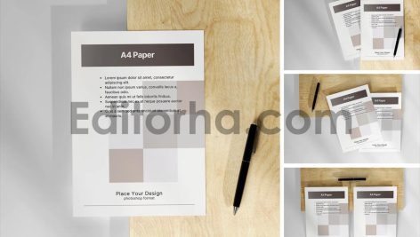 High Quality Letterhead Mockup1