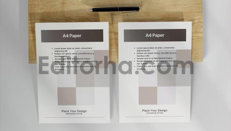 High Quality Letterhead Mockup4