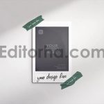 Instant Photo Mockup Tape on Wall1