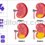 Kidney Cancer Stages Human Internal Organ Disease
