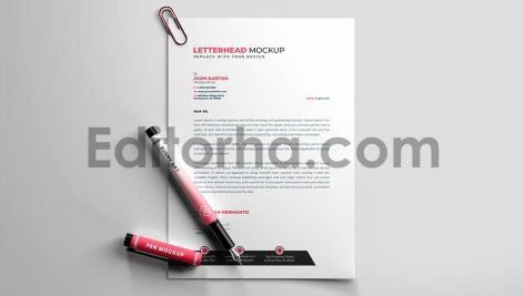 Letterhead Mockup3
