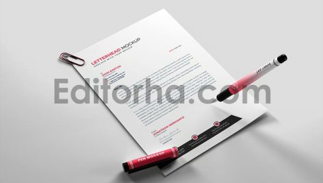 Letterhead Mockup4