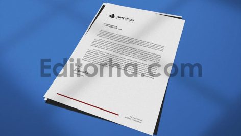 Letterhead Paper Mockup