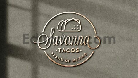 Logo Mockup Wall5