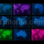 World Map Abstract Background