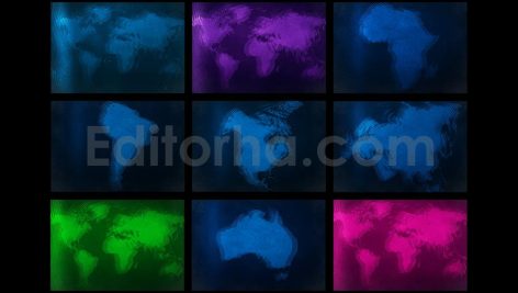 World Map Abstract Background