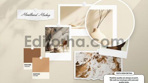 Minimal Polaroid Mockup3