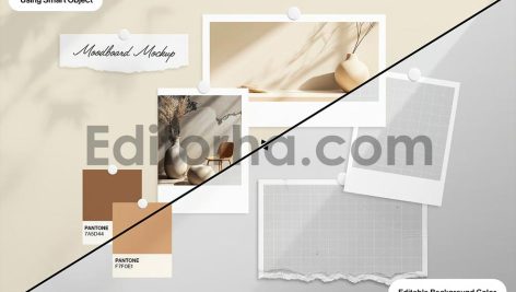 Minimal Polaroid Mockup4