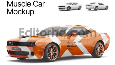 Muscle Car Mockup1