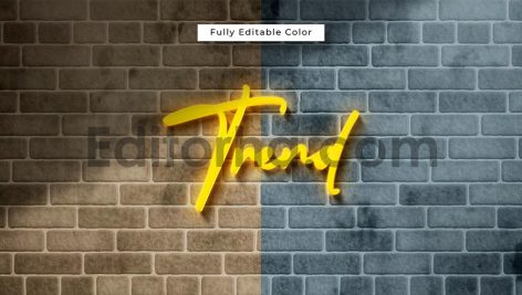 Neon Logo Mockup4