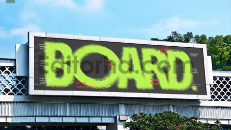 Overhead Highway Billboard Display Mockup 004-1