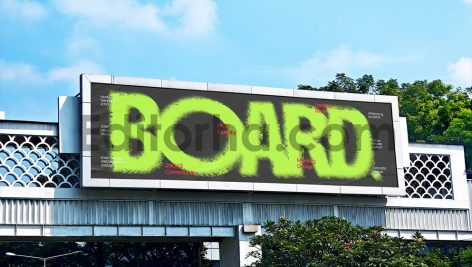 Overhead Highway Billboard Display Mockup 004-2