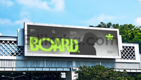 Overhead Highway Billboard Display Mockup 004-4