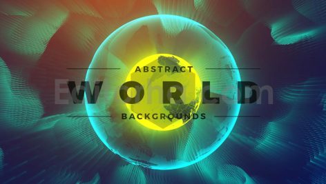 Abstract World & Particles Backgrounds