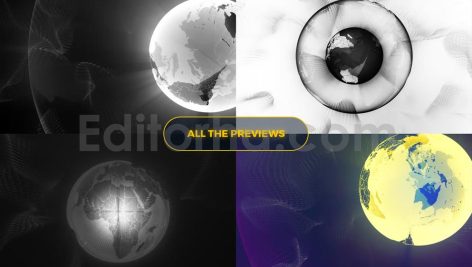 Abstract World & Particles Backgrounds