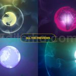 Abstract World & Particles Backgrounds