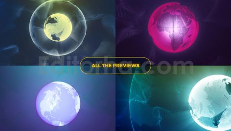 Abstract World & Particles Backgrounds