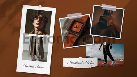 Polaroid Collage Mockup3