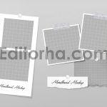 Polaroid Collage Mockup5