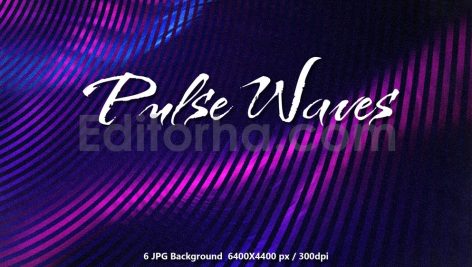 Pulse Waves Neon Backgrounds
