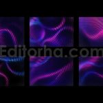 Pulse Waves Neon Backgrounds