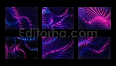 Pulse Waves Neon Backgrounds