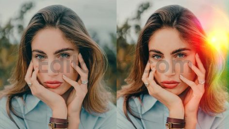 دانلود اورلی درخشان و مدرن Radiant Light Overlay